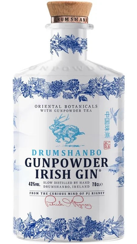 Irish Gin Gunpowder Ceramic Bottle 70cl – The Shed Distillery