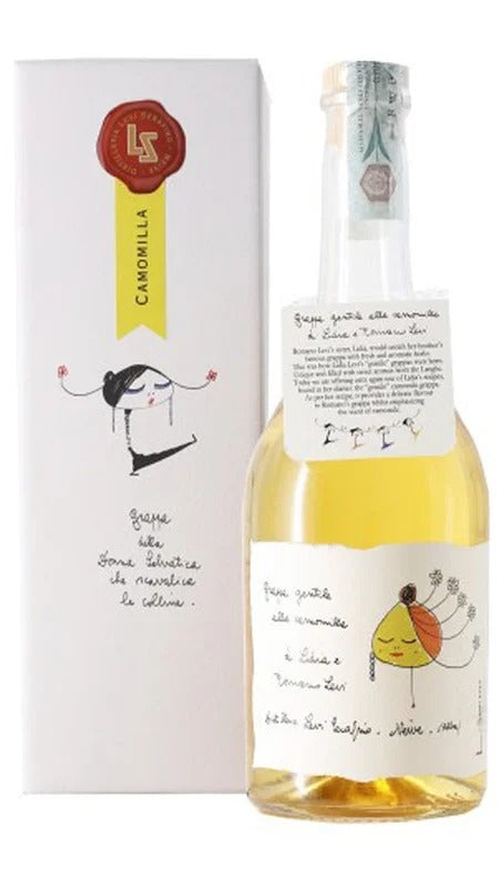 Grappa Gentile alla Camomilla – 2 Anni d’invecchiamento – Astucciato – Romano Levi