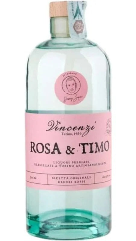 Liquore Rosa & Timo 70cl – Dennis Zoppi & Distillerie Vincenzi