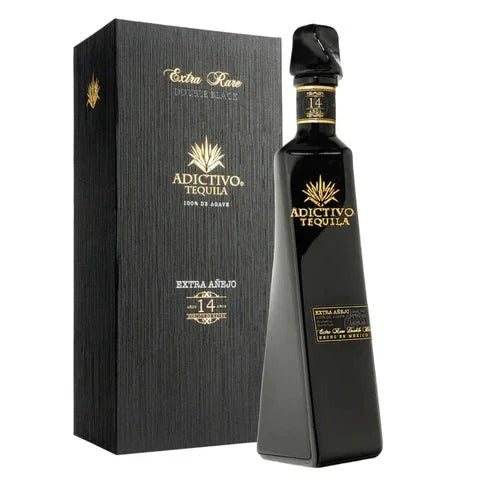 Adictivo Double Black 14 Year Old Extra Rare Extra Anejo Tequila 750ml