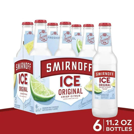 Smirnoff Ice Original 11.2oz 6 Pack Bottles