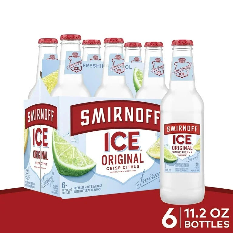 Smirnoff Ice Original 11.2oz 6 Pack Bottles