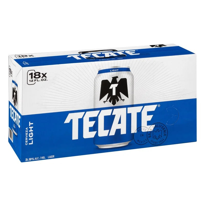 Tecate Light Cerveza 12oz 18 Pack Can