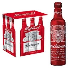 Budweiser 16oz 12 Pack Almunium Bottles
