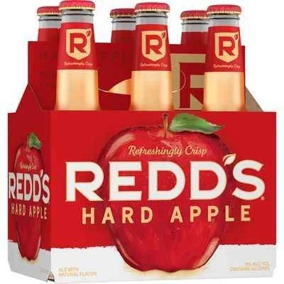Redd’s Hard Apple Ale Beer, 6 Pack, 12 fl. oz. Bottles, 5% ABV
