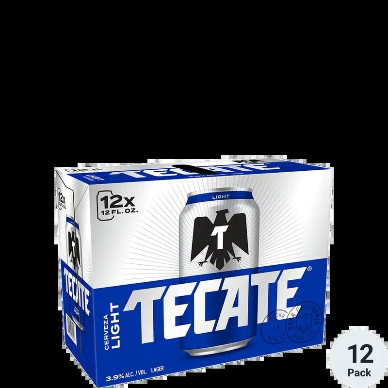 Tecate Light Cerveza 12oz 12 Pack Can