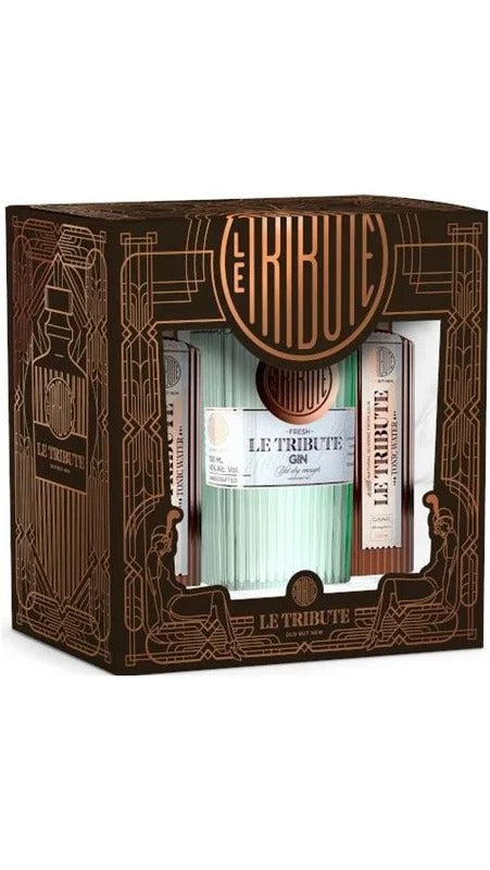 Carton Pack Gin 43% 70cl + 2 Toniche – Le Tribute
