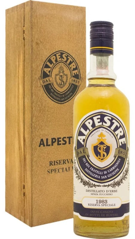 Alpestre Riserva Speciale 1983 70cl – Cassa di Legno