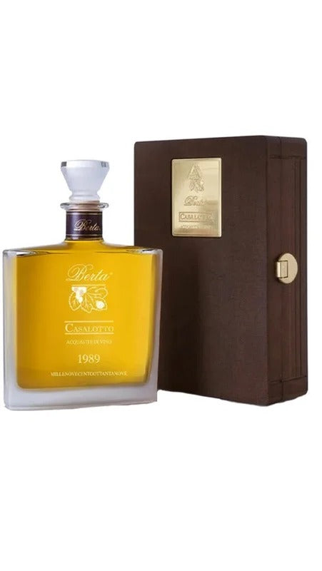 Brandy Berta Riserva Casalotto 1989 70cl – Cassa di Legno