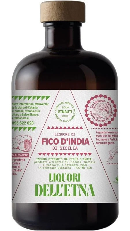 Liquore Fico d’India di Sicilia 50cl – Liquori dell’Etna