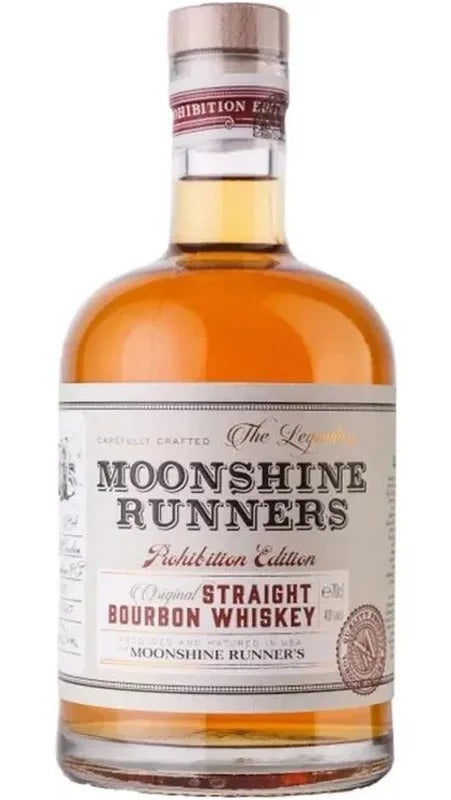 Straight Bourbon Whiskey 70cl – Moonshine Runners