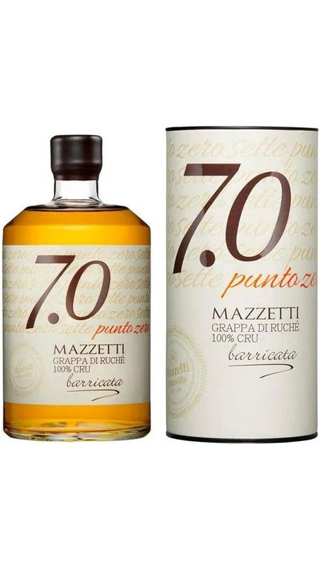 Grappa di Rouchè Barricata 70cl – Astucciato – 7.0 – Mazzetti