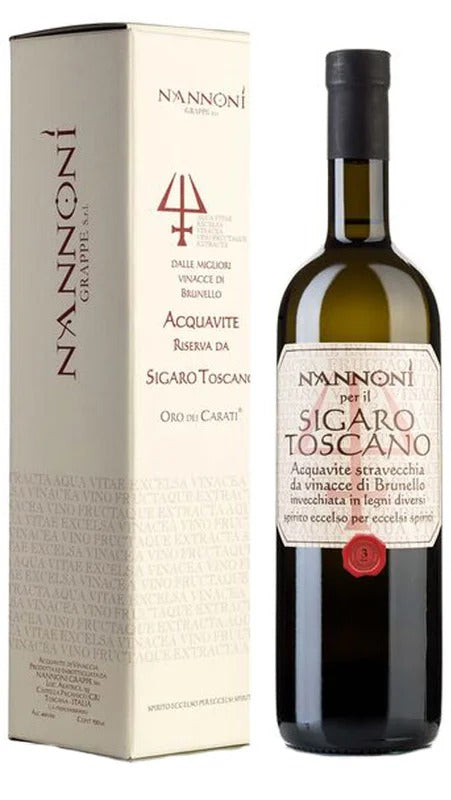 Acquavite da Vinaccie di Brunello Ris. Sigaro Toscano – 70cl – Astucciato