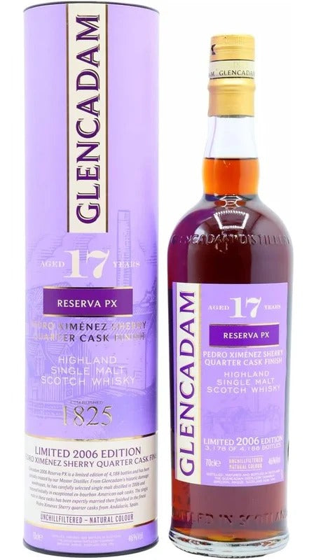 Glencadam 17 anni Pedro Ximenez Sherry Quarter Cask Finish – 70cl – Astucciato