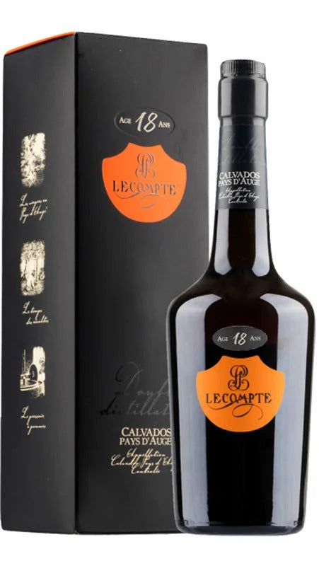 Calvados 18 anni – Astucciato – Pays D’Auge Lecompte