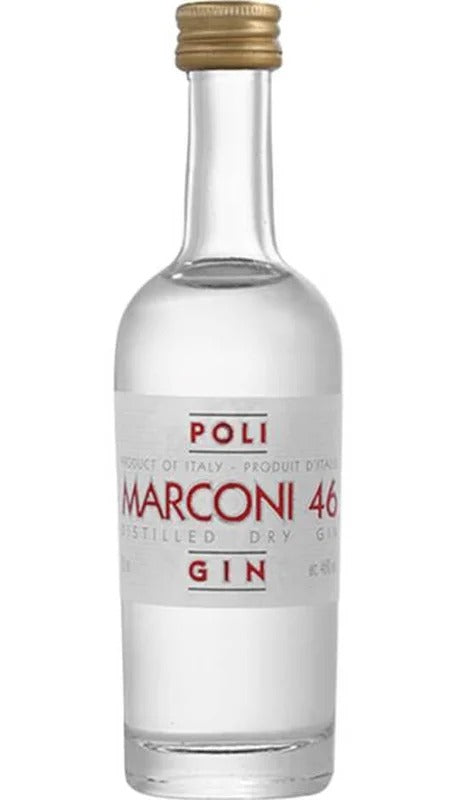 Gin Dry Baby Marconi 46 5cl – Confezione da 12 Mignon – Poli