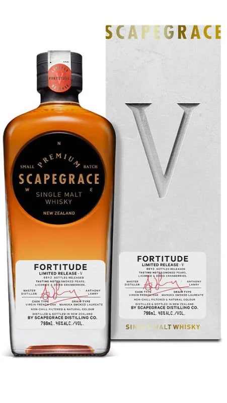 Fortitude V Single Malt Whisky – Bottiglia Numerata Astucciata 70cl – Scapegrace