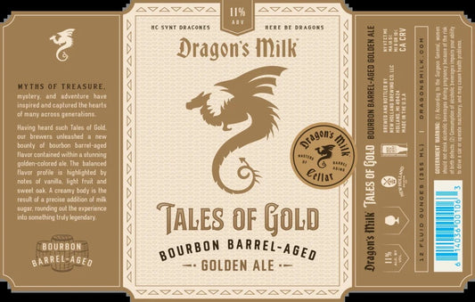 Dragons Milk Tales of Gold Bourbon Barrel Aged Golden Ale Single Can