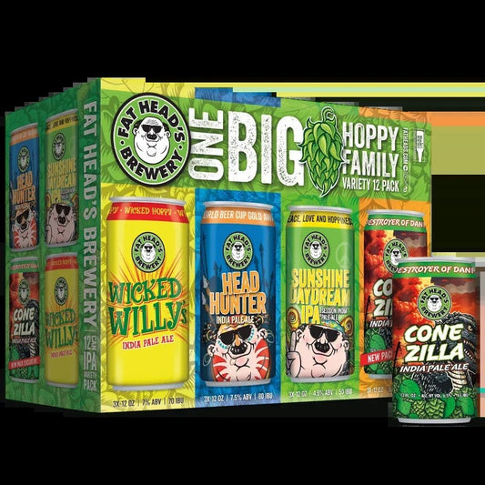 Fat Head Brewery One Big Hoppy Family Variety Pack IPA’s