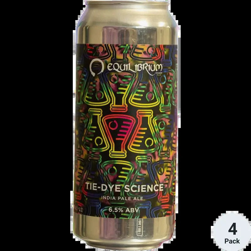 Equil Brium Tie Dye Science India Pale Ale 4 Pack