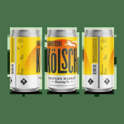 Eastern Market Brewing Wunderboi Kolsch 4-pack Cans