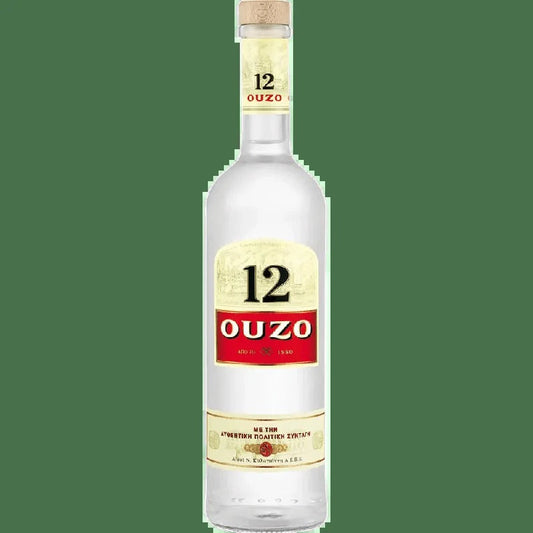 12 Ouzo Greek Liqueur
