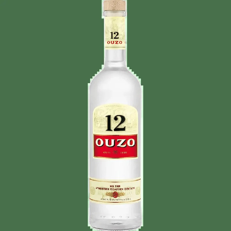 12 Ouzo Greek Liqueur
