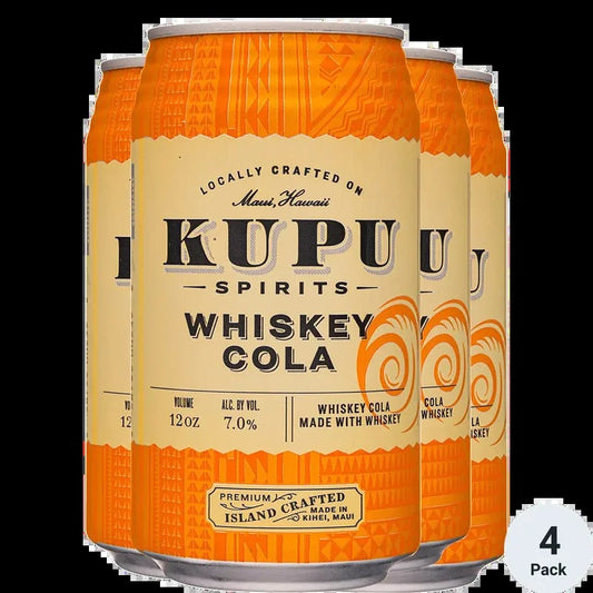Kupi Whisky Cola 12oz 4pack Cans