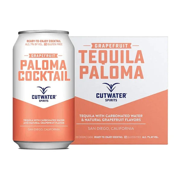 Cutwater Tequila Paloma 12oz 4 Pack Can