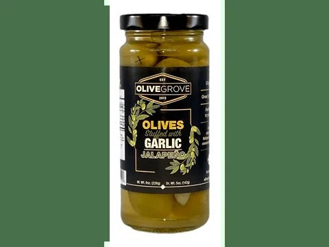 Olive Grove Garlic Stuffed Queen Olives