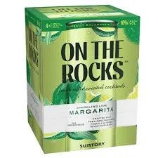 OTR On The Rocks Premium Cocktails Sparkling Lime Margarita Can 4-Pack
