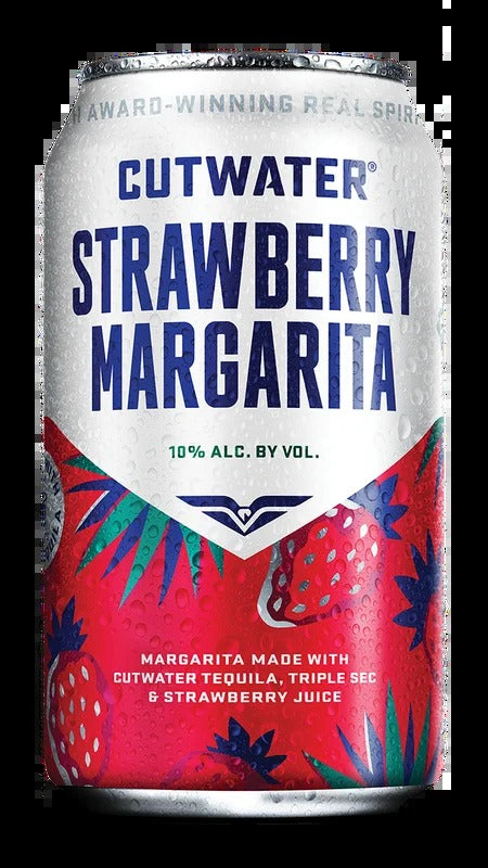 Cutwater Spirits Strawberry Margarita Can 12-Oz