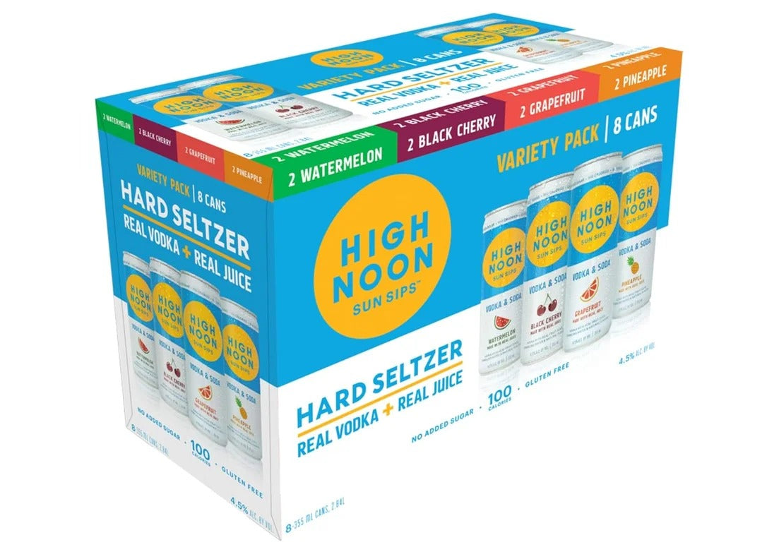 High Noon Day Hard Seltzer Variety 8-Pack Can