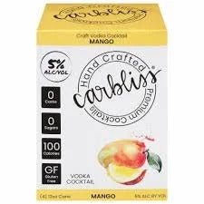 Carbliss Mango Vodka Cocktail 12-Oz Can 4-Pack