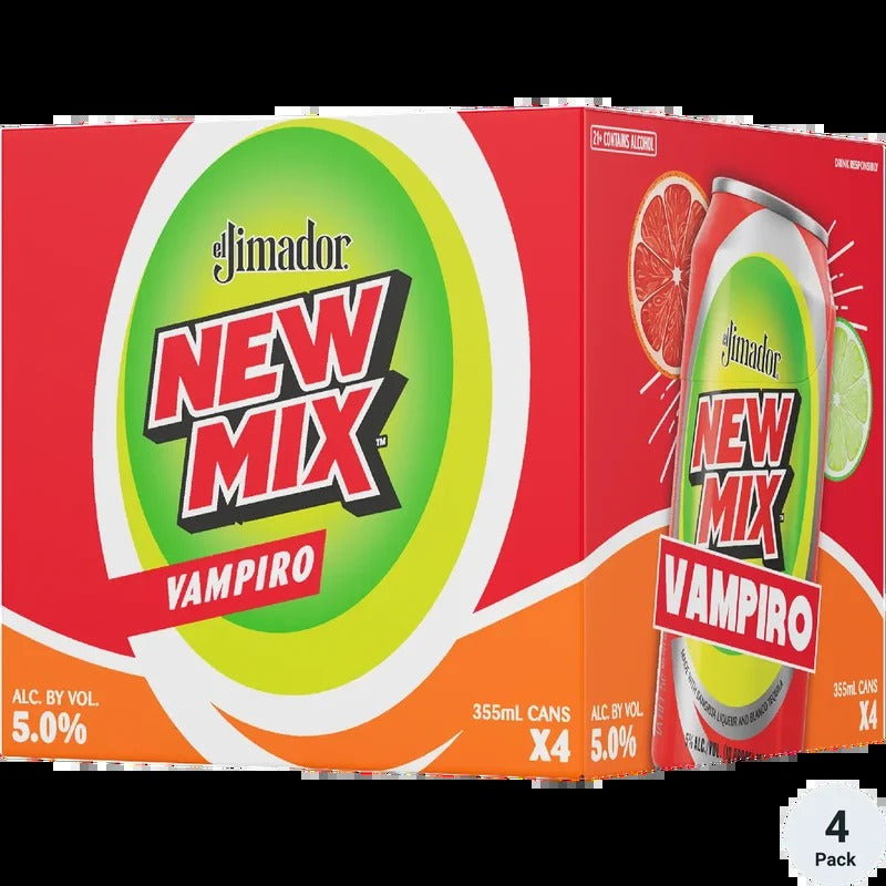 El Jimador New Mix Vampiro Tequila Cocktail 4-Pack