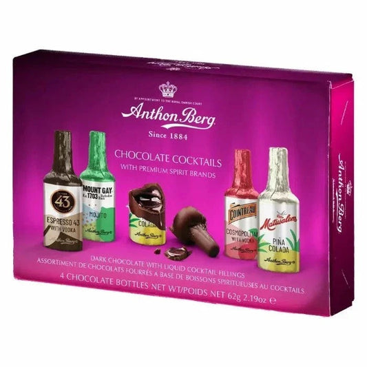 Anthon Berg Chocolate Cocktail Candies 4-Pack