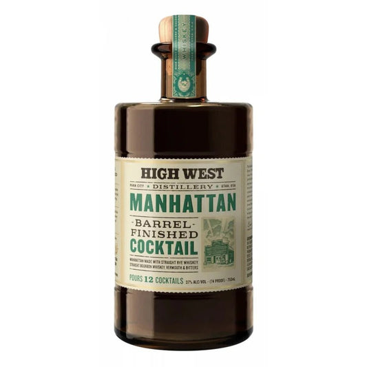 High West Manhattan Barrel Finished Whiskey Cocktail
