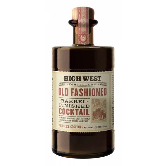 High West Old Fashioned Barrel Finished Whiskey Cocktail