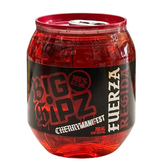 Big Sipz Cherry Manifest Fuerza Regida Agave Cocktail 200ml