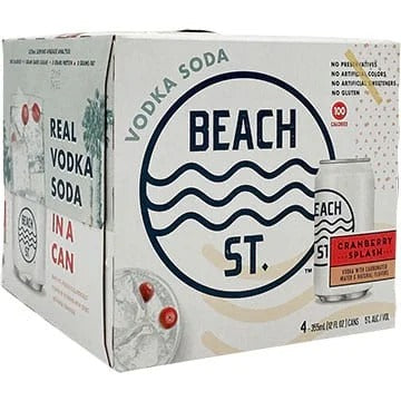 Beach Street Vodka Soda Can 4-Pack