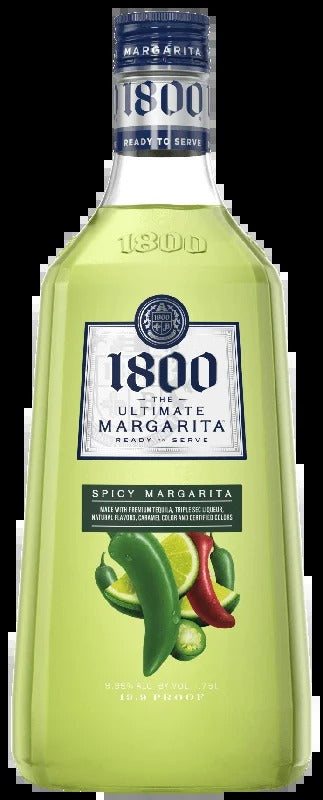 Casa Cuervo 1800 Ultimate Margarita Jalapeno Lime Spicy Cocktail 1.75Lt