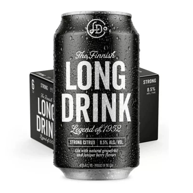 Long Drink Co. The Finnish Long Drink Strong Citrus Cocktail 6-Pack Can