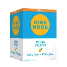 High Noon Pineapple Vodka Seltzer 4-Pack Can