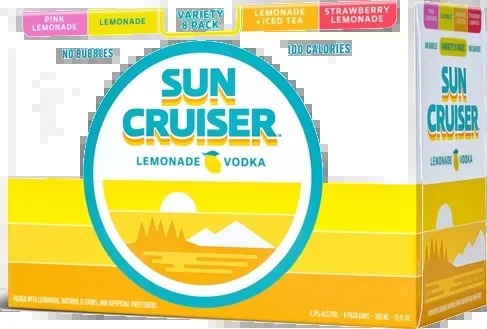 Sun Cruiser Lemonade Vodka Cocktail 12-Oz Can 8-Pack