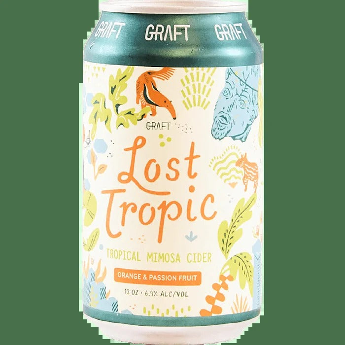 Graft Lost Tropic Tropical Mimosa Cider Orange and Passionfruit