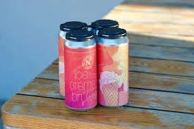 Newtopia Cyder Ice Cream Brulee 16oz 4pack Cans