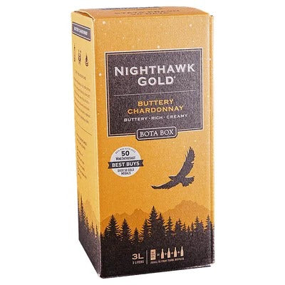 Bota Box Nighthawk Gold Buttery Chardonnay