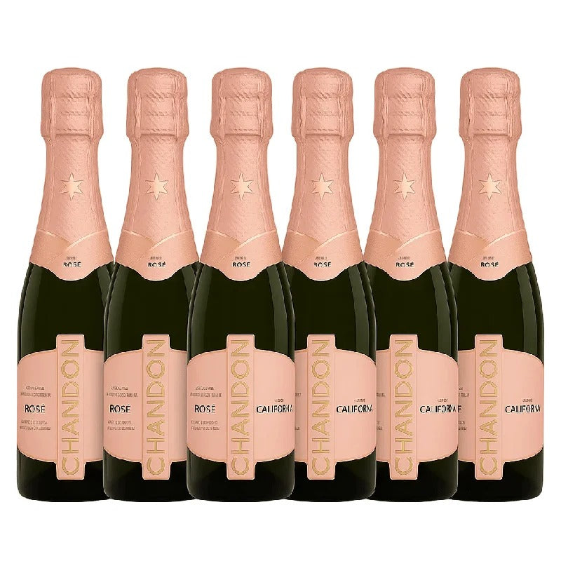 Chandon Brut California Rose 187ml – 6 Pack