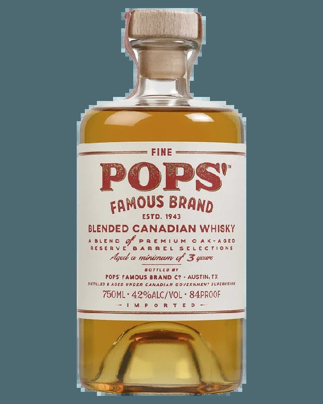 Pops Famous Brand Blended Canadian Whisky 750ml