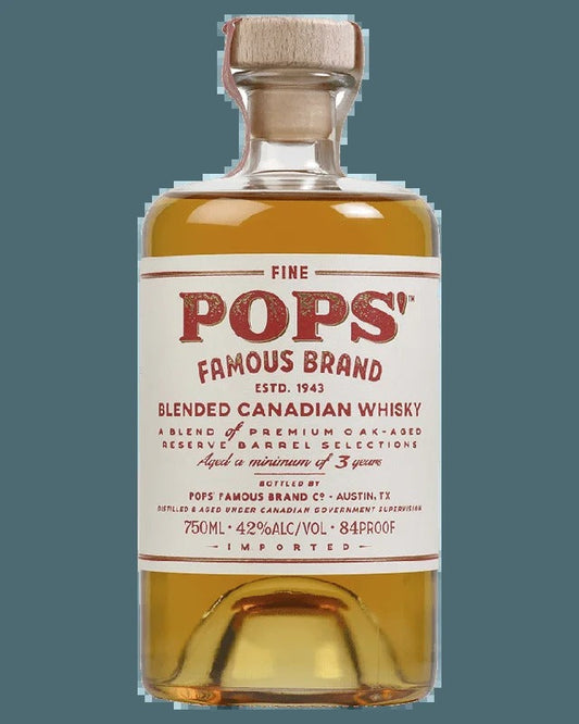 Pops Famous Brand Blended Canadian Whisky 750ml